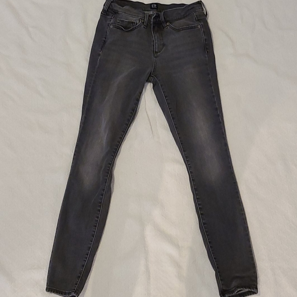 Faded Black Gap Jeans